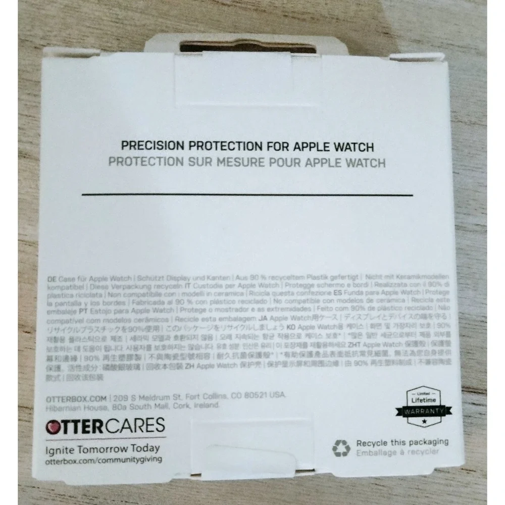 Otterbox Apple Watch Bumper Case Series 9/8/7 41mm Case- Pavement‎ Black
